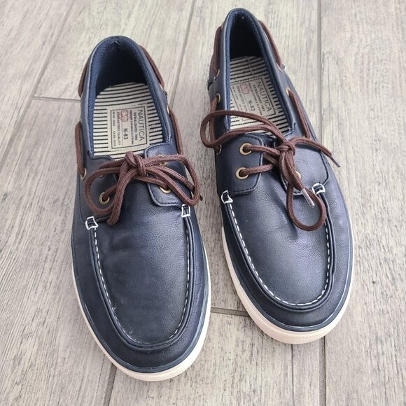 Nautica Men's Galley 2 Boat Shoes – Navy Size 9.5 - Picture 4 of 12